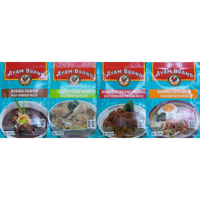 

Bumbu Basah Ayam Brand 60Gr All Varian