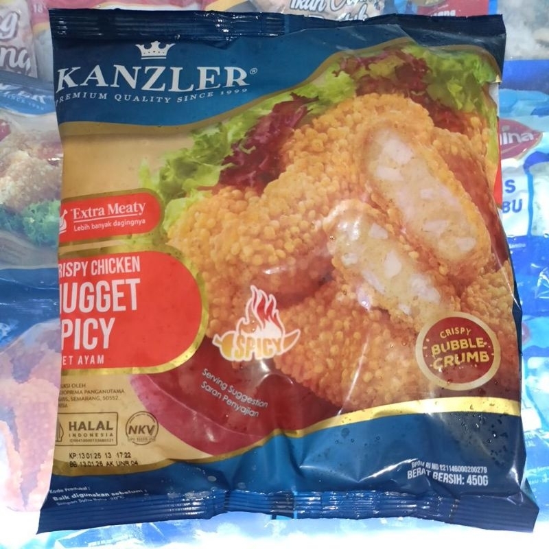 

KANZLER CRISPY CHICKEN NUGGET SPICY 450G