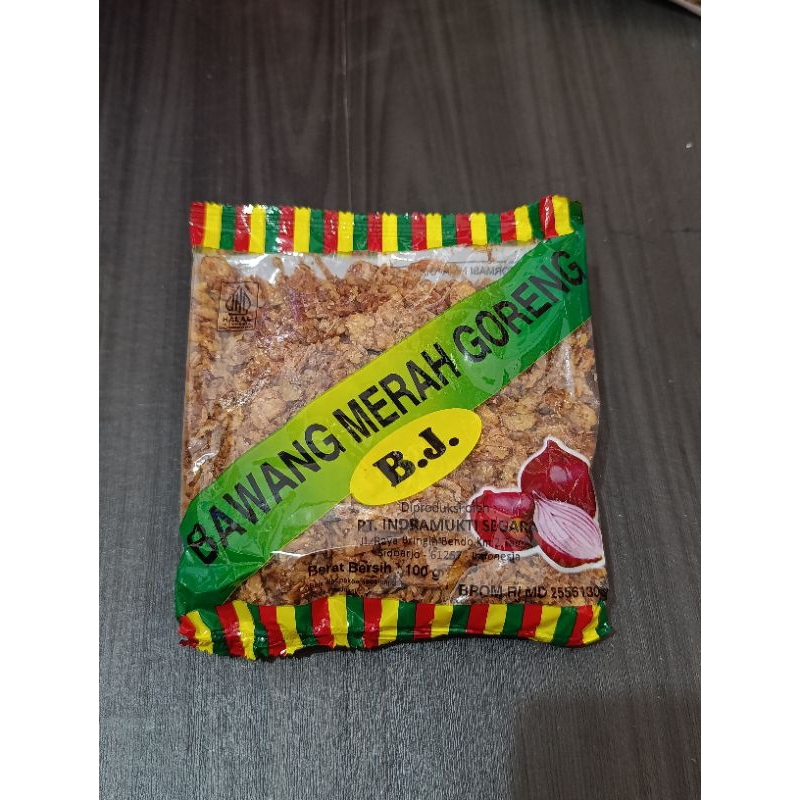 

BAWANG MERAH GORENG BJ 100GR / BAWANG MERAH GORENG B.J / BRAMBANG GORENG BJ 100GR