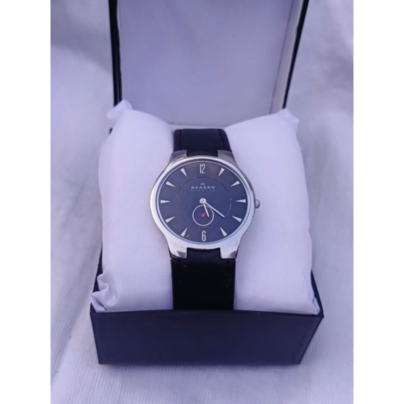 jp0403 Jam tangan SKAGEN Denmark Subsecond Swissmade