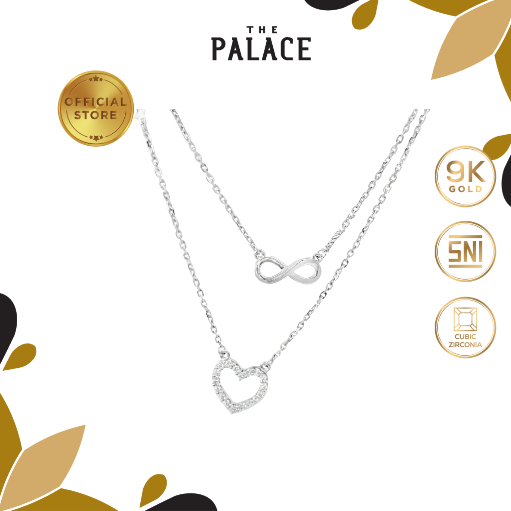 The Palace Basic Necklace / Kalung Love Infinity 9K