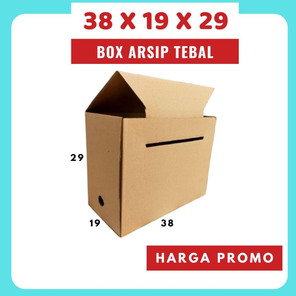

Box Arsip Tebal 38x19x29 Coklat Polos Kardus Arsip Packing/polos/Arsip/File/filebox/arsipbox/ box Dokumen