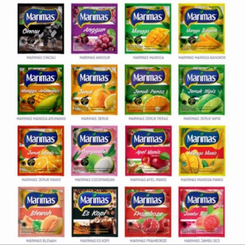 

MINUMAN SERBUK MARIMAS PER RENCENG ISI 10 PCS