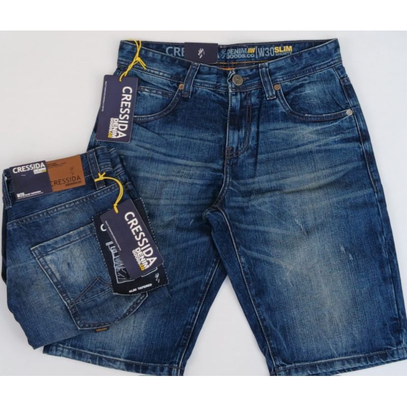 CELANA PENDEK CRESSIDA JEANS  SLIM TAPERED ORIGINAL