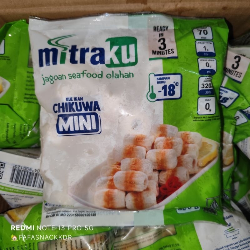 

Mitraku Chikuwa Mini kemasan 250gr