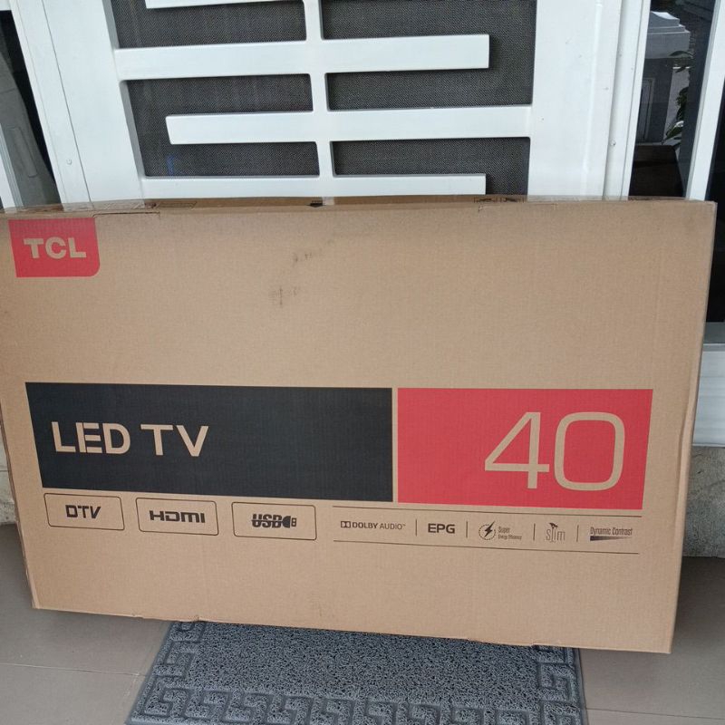 Kotak Kardus Bekas TV 40 inch, 40" untuk Pindahan TV supaya Tidak pecah LCD nya  kondisi Bagus khusu