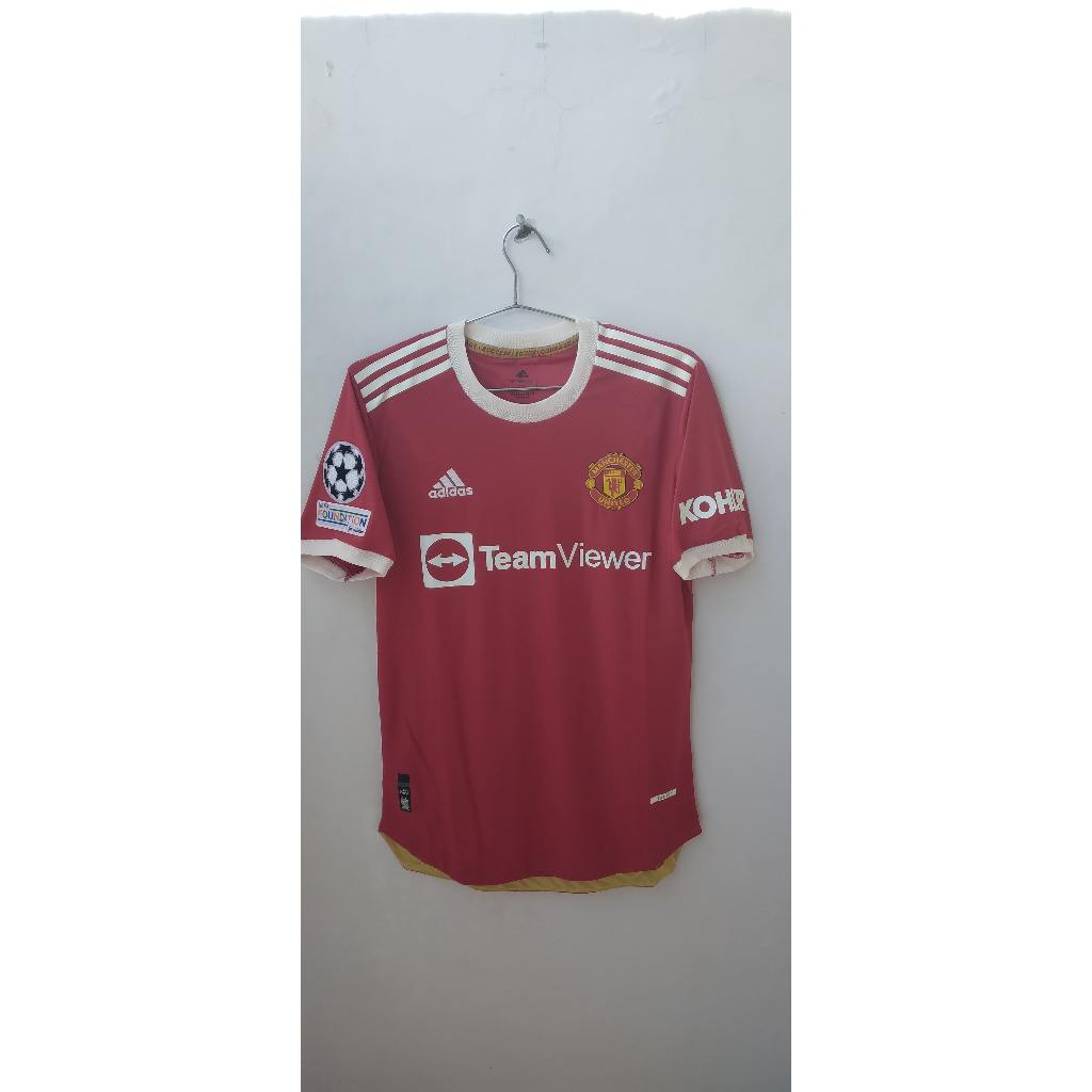 Jersey MU Home 2021 Full Patch UCL