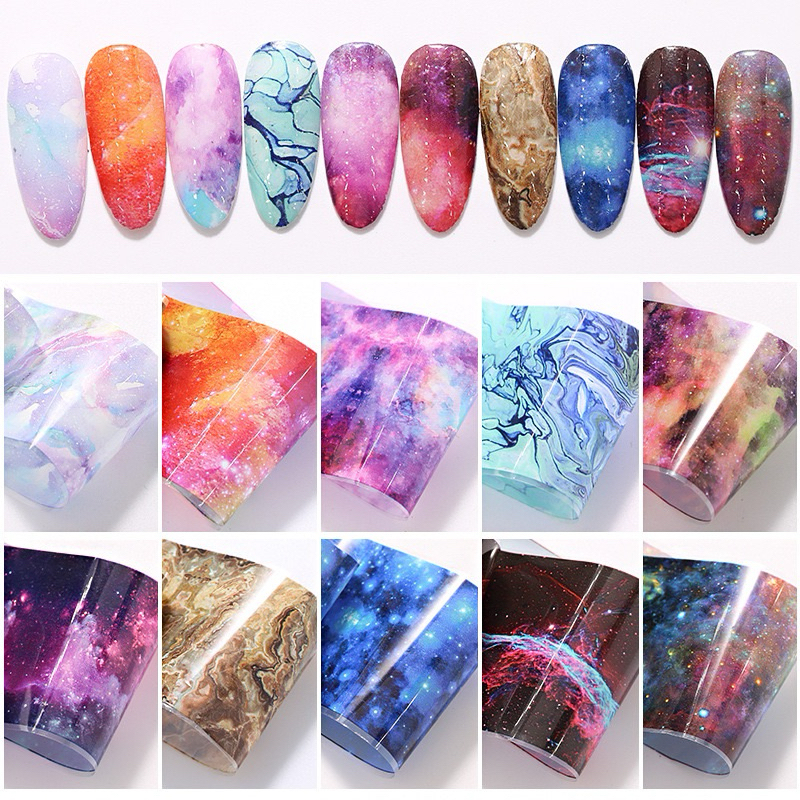 [NS340] 1PCS Transfer foil motif flower abstrack transfer foil nailart foil transfer paper