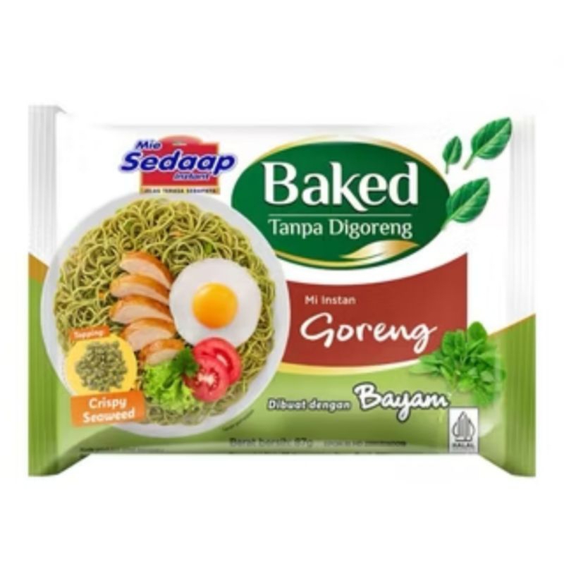 

MIE SEDAAP BAKED 76 GR Goreng + Soto