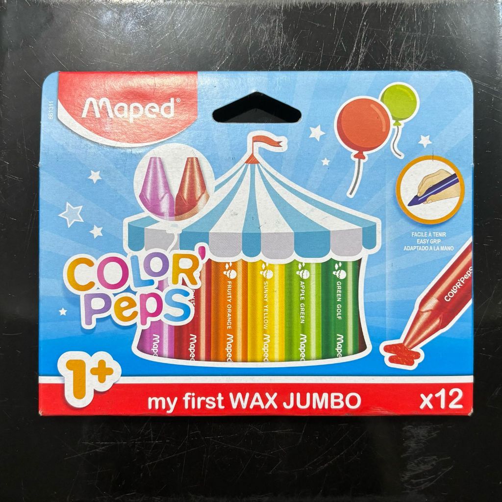 

Color Peps Crayon Wax Jumbo 12 Warna Maped