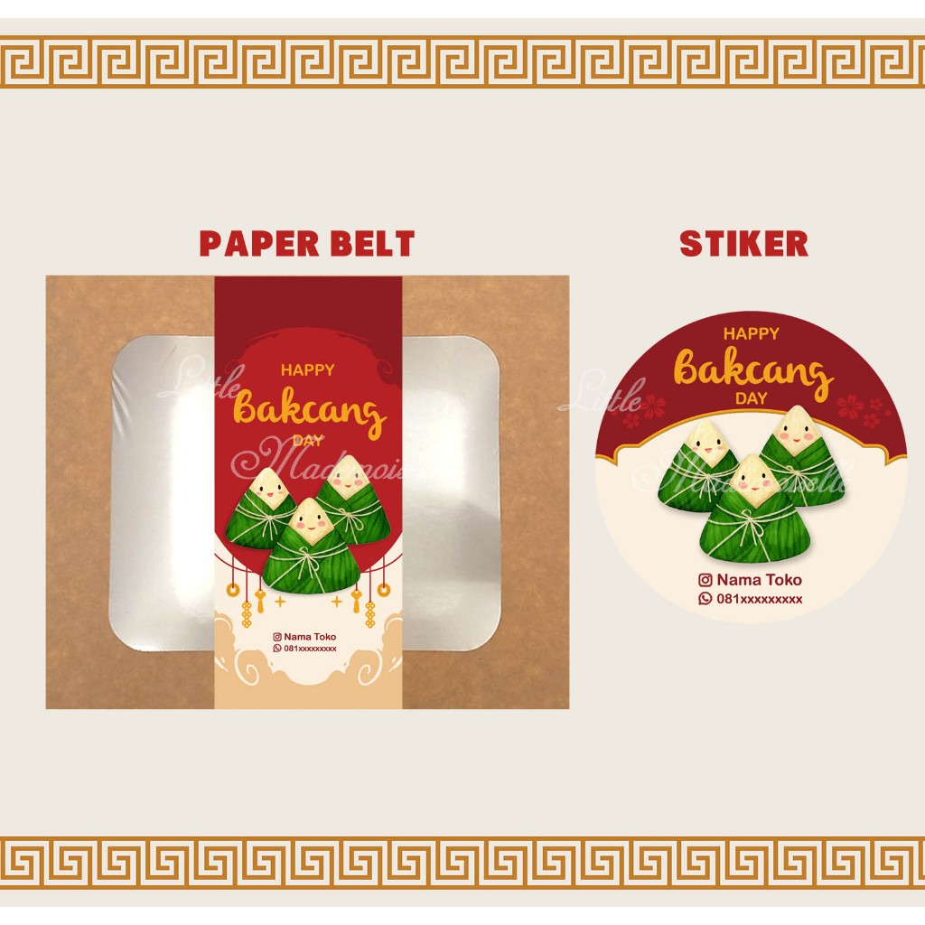 

Paperbelt label dan stiker bakcang day dragonboat day
