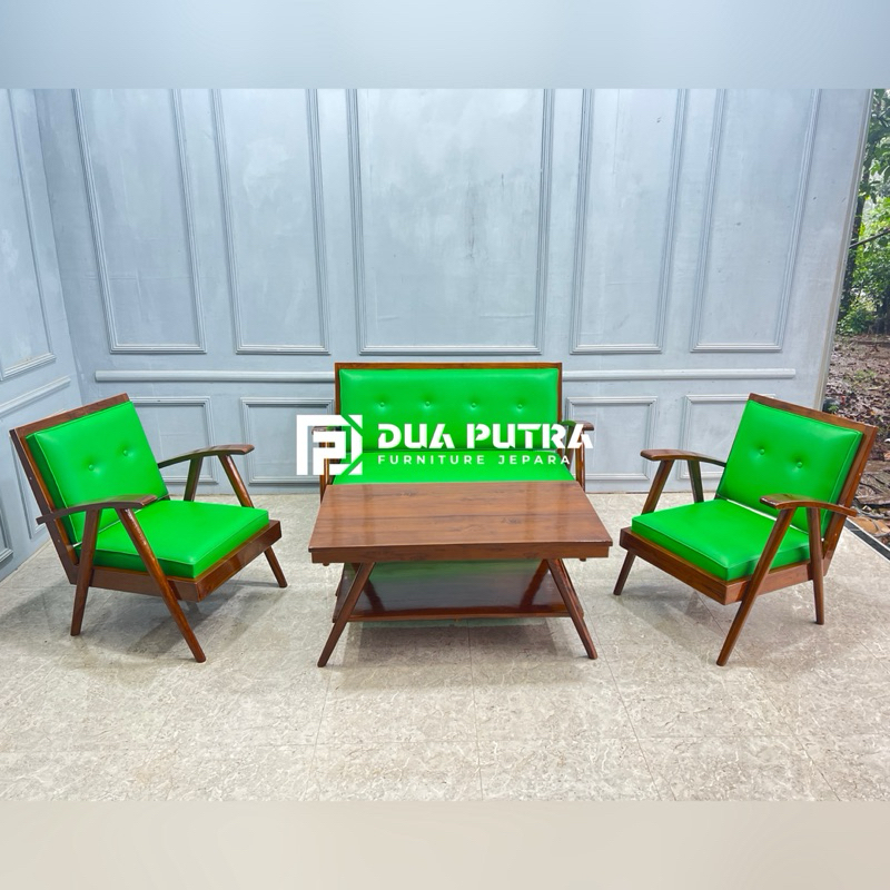 Kursi sofa tamu minimalis busa jok model jengki