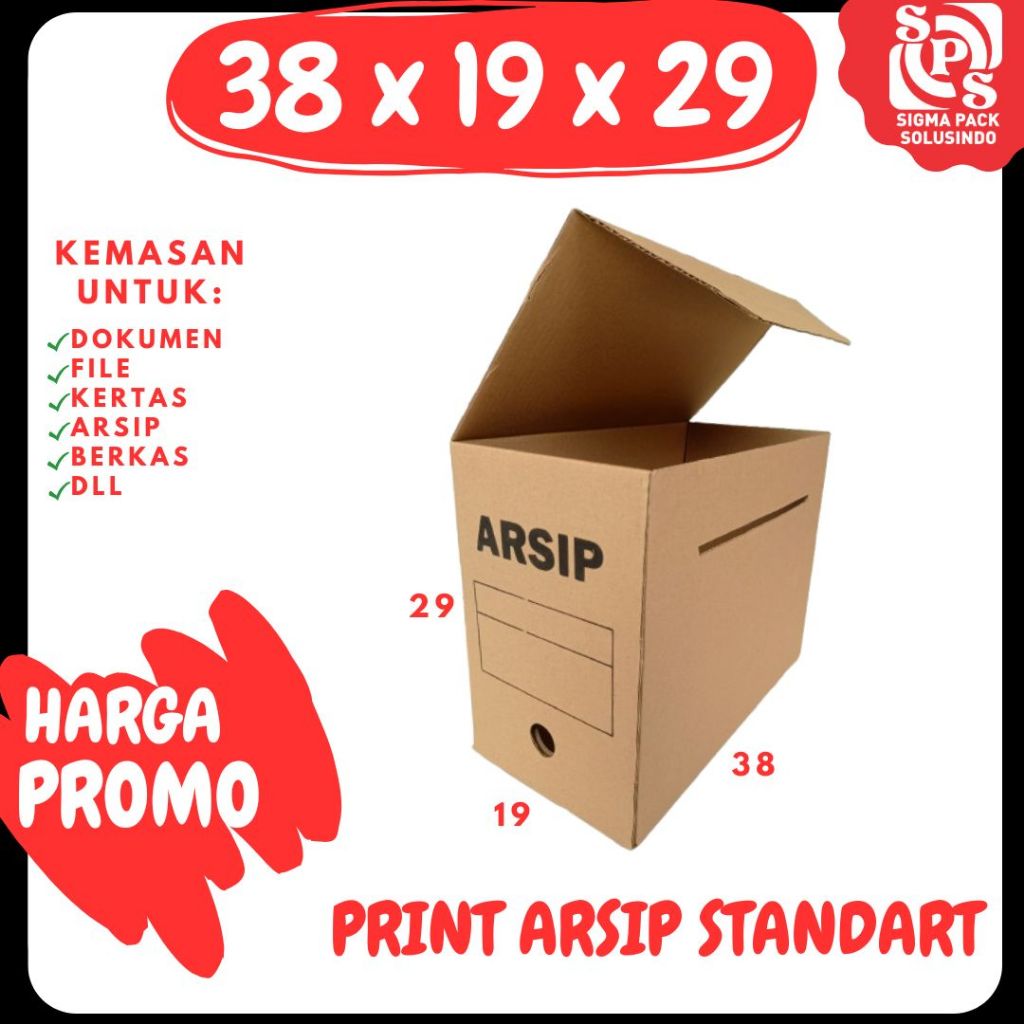

Box Arsip Print Standart 38x19x29 Coklat Kardus Arsip Packing/polos/Arsip/File/filebox/arsipbox/ box Dokumen