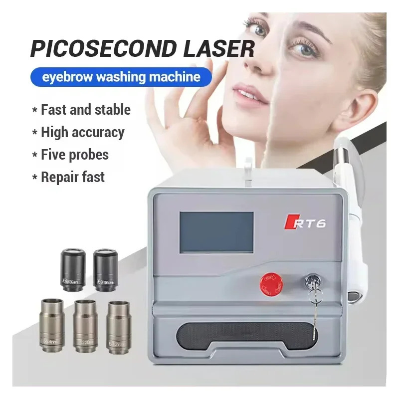 Penghilang Pigmen Bekas Tato dengan Laser Picosecond ND YAG Q Switched Portabel