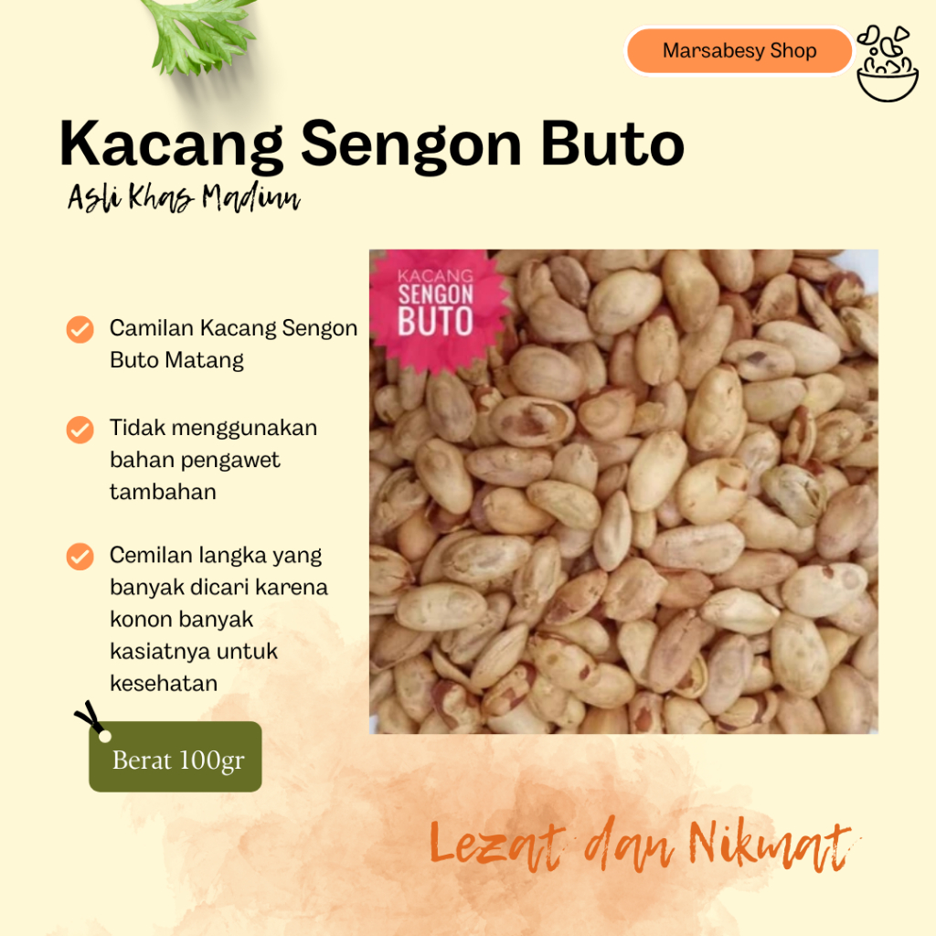 

NEW Camilan Kacang Sengon Buto Matang MURAH BERKUALITAS