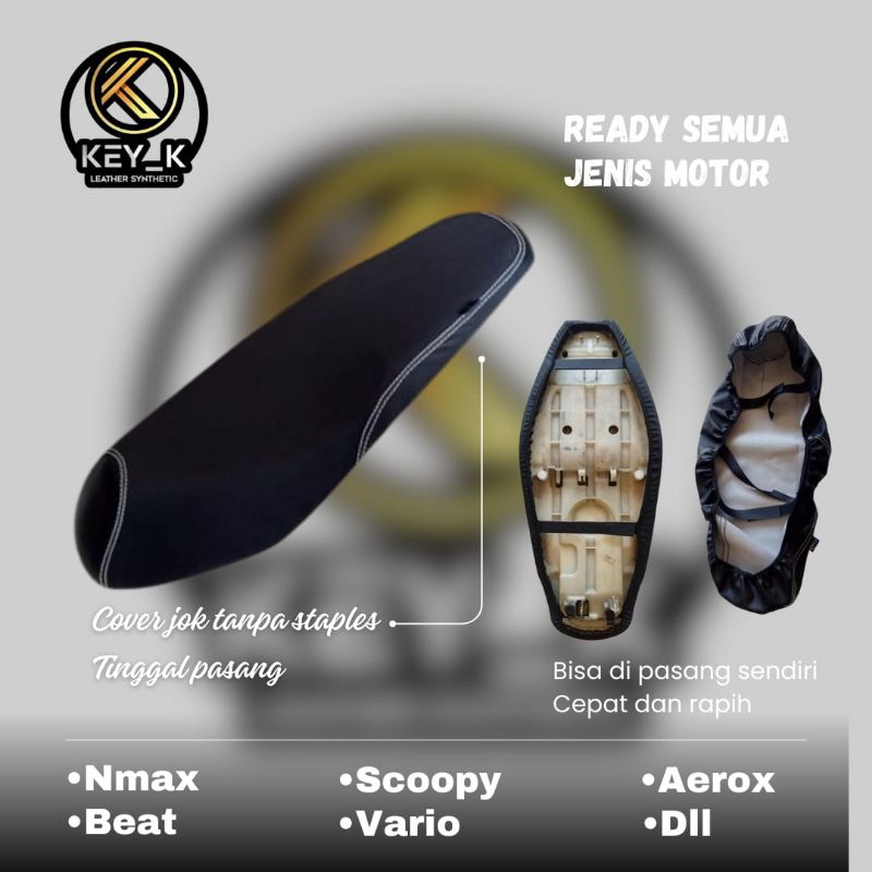 cover jok motor tanpa staples