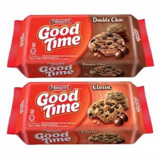 

Nerrd Good Time Biskuit Cookies Chocochips Double Choc 80gr Murah