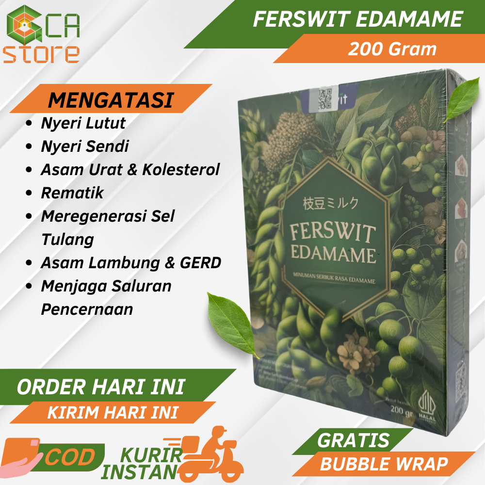 

FERSWIT EDAMAME Susu Kedelai Edamame Jepang Solusi Nyeri Sendi Dan Pencernaan