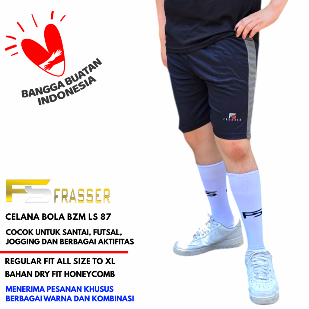 Celana Sepak Bola Futsal Pendek Pria Wanita Unisex  Olahraga Bulutangkis  100% Original CLBL 01