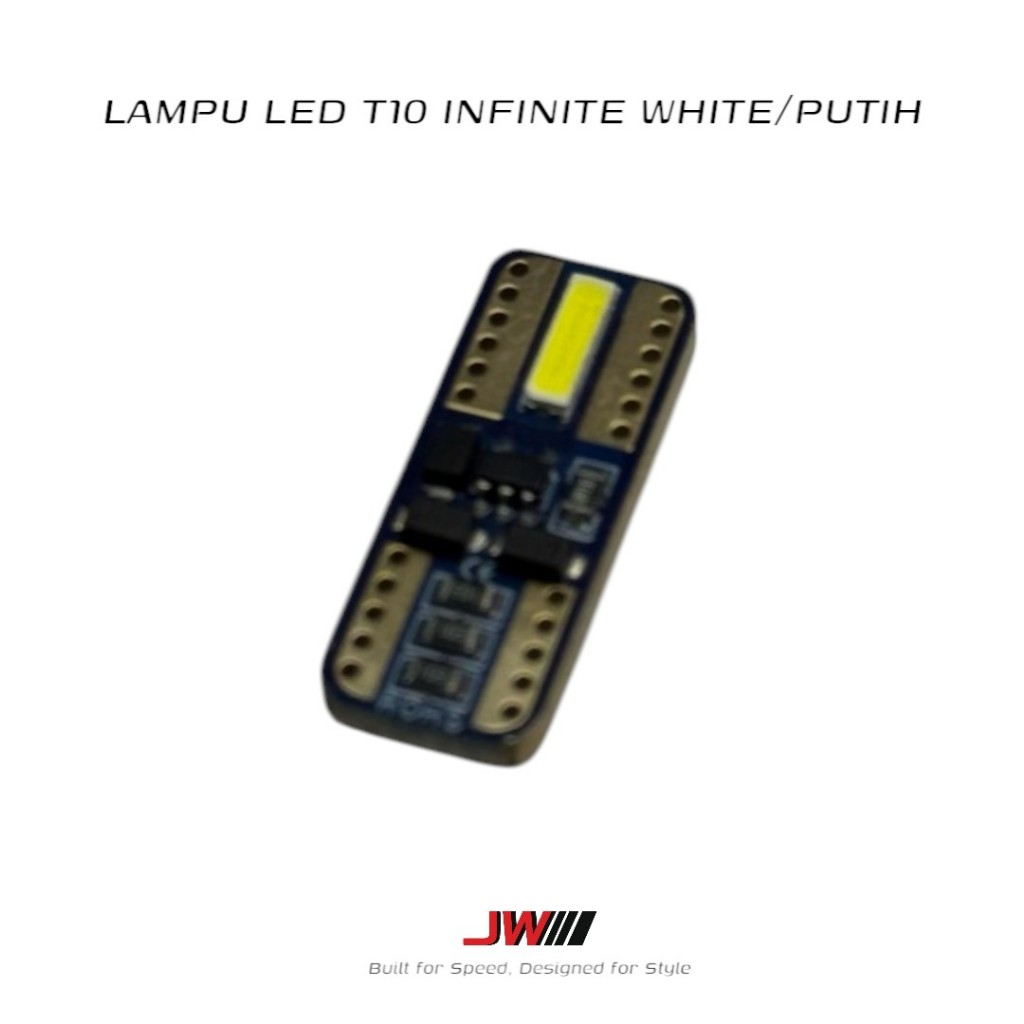 LAMPU LED T10 INFINITE WHTE/PUTIH LED CANBUS T10