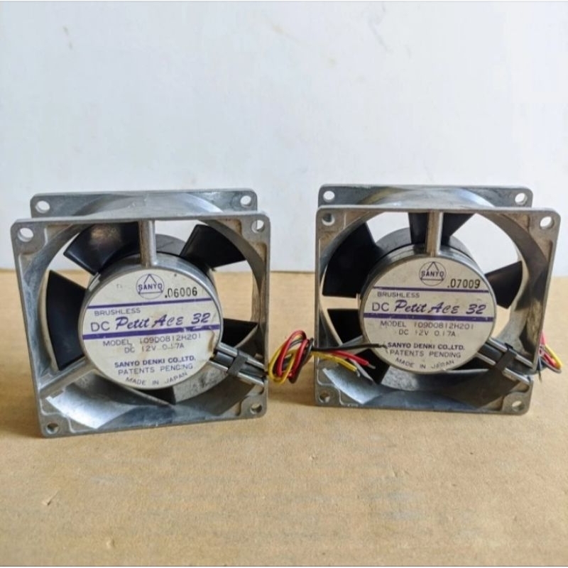 Brushless San Ace Fan DC 12v 0.17A 8cm Fan DC Ball Bearing Aluminium