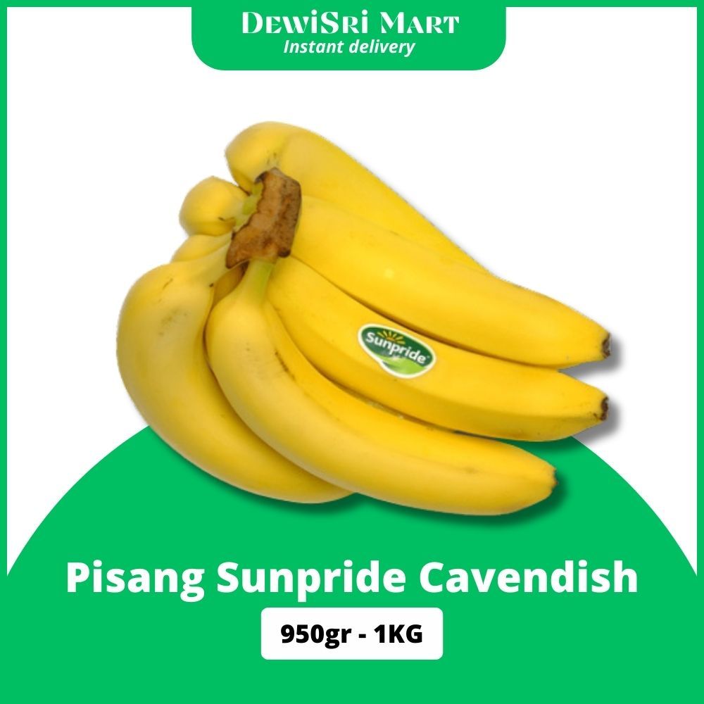 

Pisang Sunpride Cavendish 950gr-1kg - Dewi Sri Mart