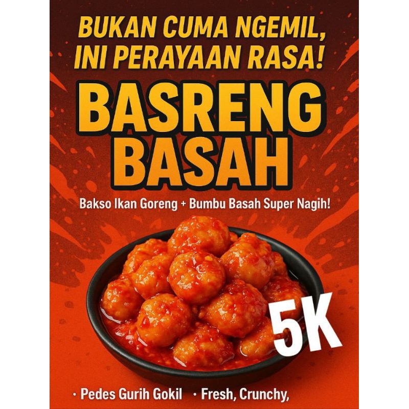 

Basreng Perayaan - Basreng Ikan Bumbu Rujak