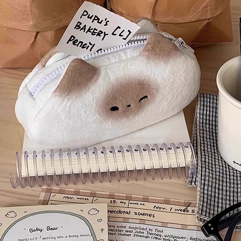 

Kotak Pensil Lucu / Terbakar Roti Kucing Tempat Pensil / Kain Kotak Pensil Karakter Roti French SF6