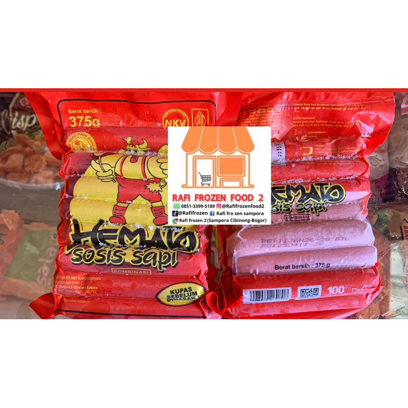 

hemato sosis sapi 375gr isi 15pcs