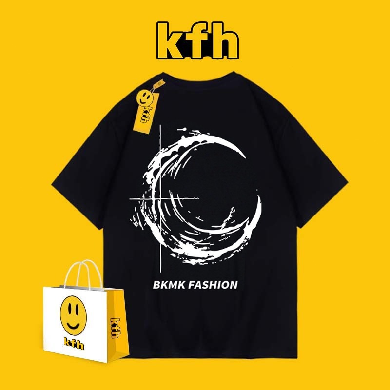 【Pionir】Kaos Pria Gaya Korea Oversize Premium | Katun Tebal 100% Motif Kata-Kata Keren | BISA COD