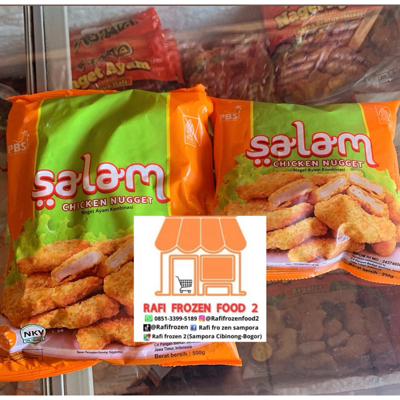 

nugget salam, salam nugget 250gr