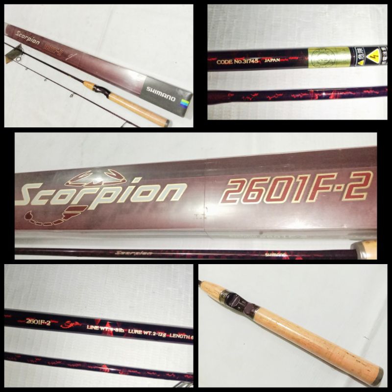 Shimano scorpion 2601F-2Japan joran