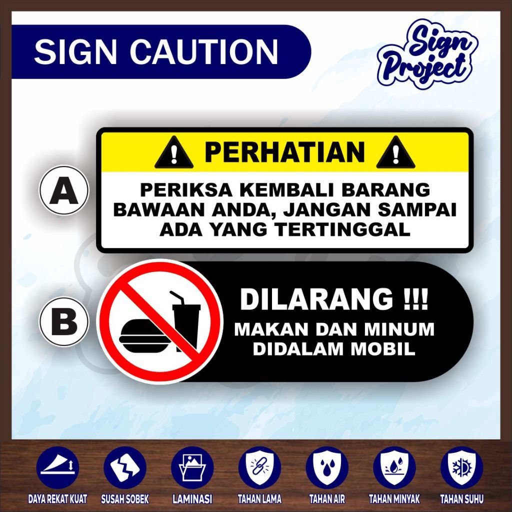 

Stiker Himbauan Didalam Kendaraan Stiker Dilarang Makan Didalam Mobil Stiker Tutup Pintu/STIKER PINTU JANGAN DIBANTING/Sticker Vinyl Dilarang Makan Minum Didalam mobil Taxi online Driver