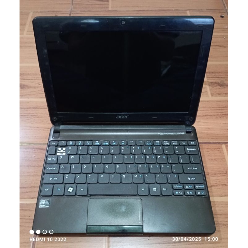 Notebook Acer Aspire One D270 Intel Atom DDR3 kondisi Mati/Matot tidak ada Hardisk,batre & Charger