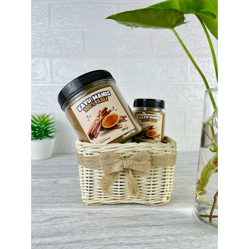 

Kayu Manis Bubuk / Cinnamon Powder Asli 100% Murni Tanpa Bahan Campuran Premium Quality 200gr 75gr