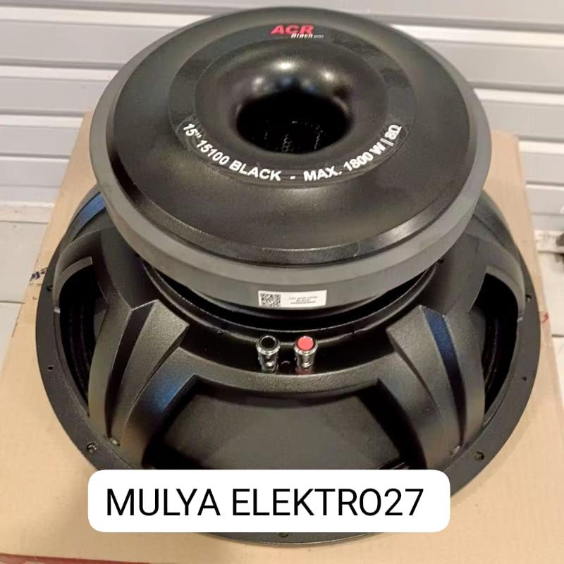 SPEAKER ACR 15" 15100 BLACK ACR SUBWOOFER 1800 WATT