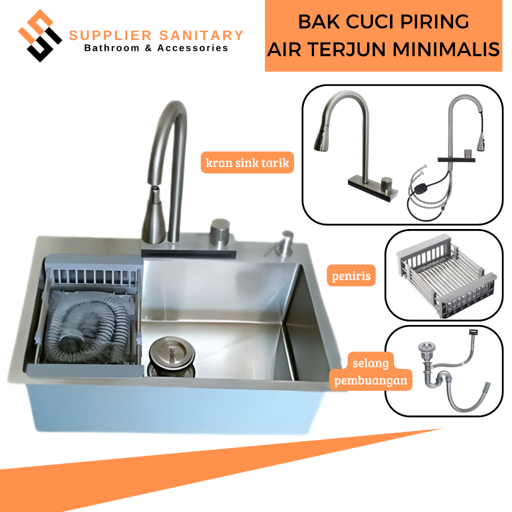 BAK CUCI PIRING STENLIES VIRAL SUS 304