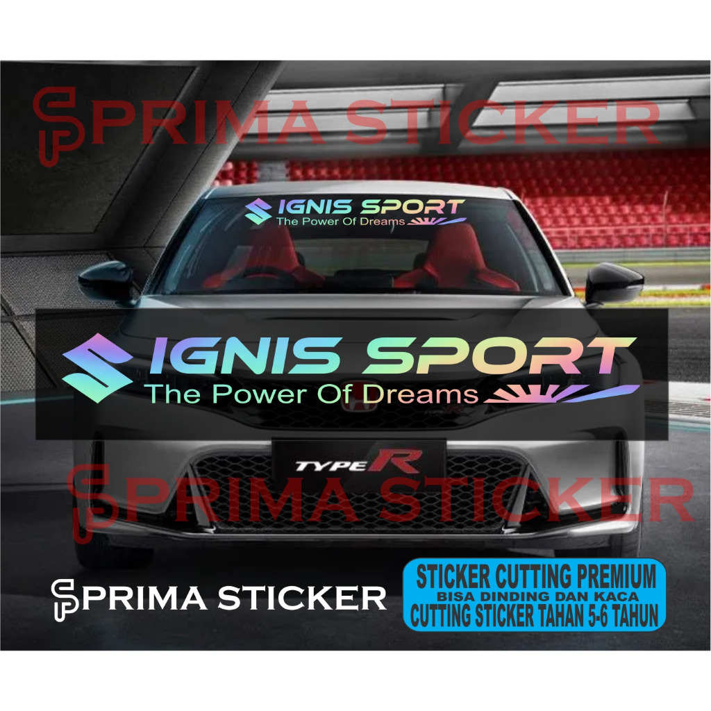 promo stiker kaca depan suzuki ignis stiker kaca depan ignis terbaru keren