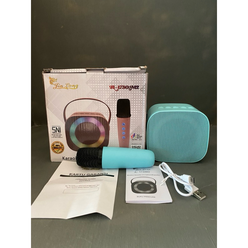 SPEAKER JINLONG JL 1730 M2 | Speaker Portable Bluetooth Karaoke Jinlong Jl-1730 M2