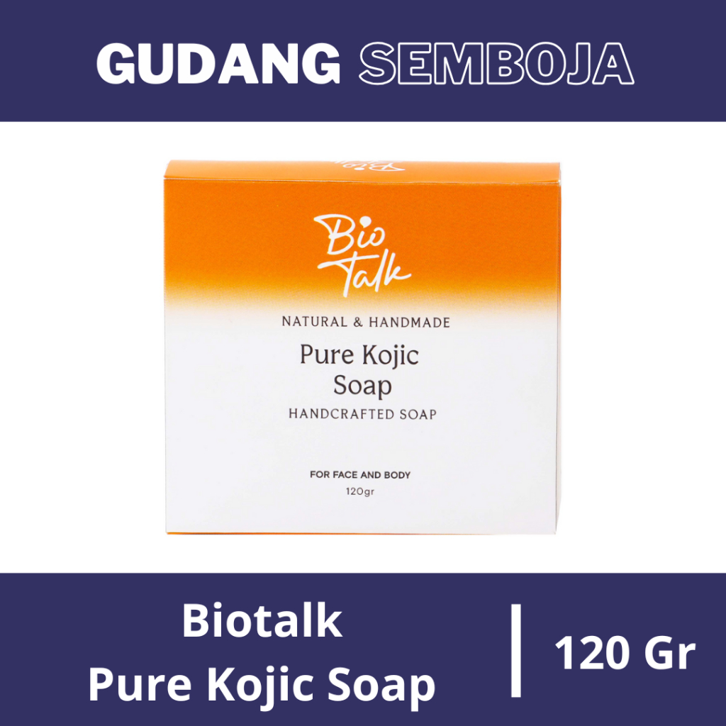 Biotalk Pure Kojic Soap 120 Gr / Mengatasi Bekas Luka Strechmark No SLS