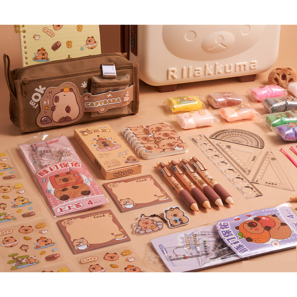 

Kotak Hadiah Set Capibara Bernilai Tinggi Kembali ke Sekolah Hadiah Anak Laki-laki dan Perempuan Perlengkapan Sekolah Hadiah Ulang Tahun Paket Hadiah Alat Tulis