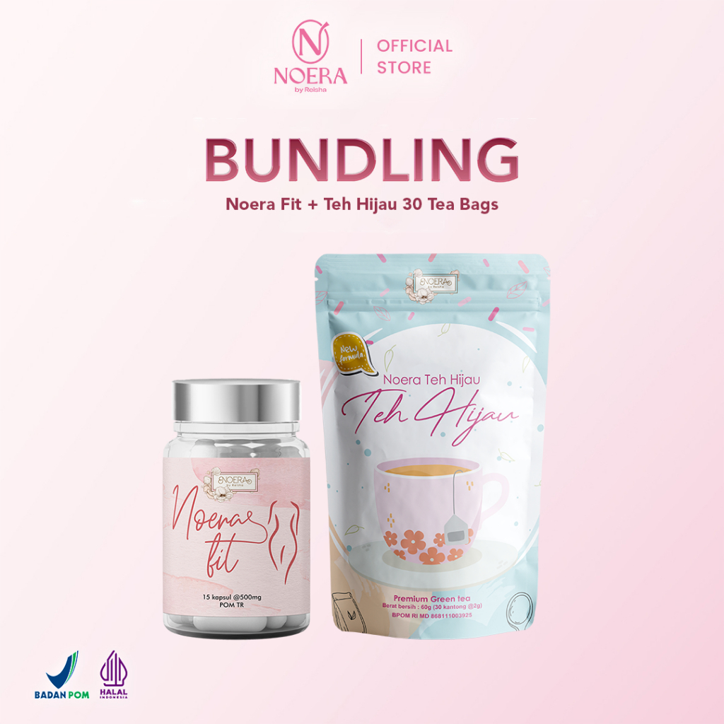 

Paket Noera Fit + Noera Green Tea 30 Teabag | Teh Hijau Alami