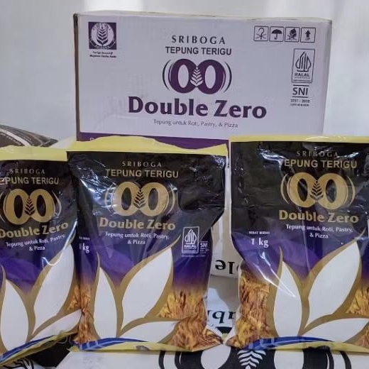 

Sriboga Double Zero Tepung Terigu Halal 1kg