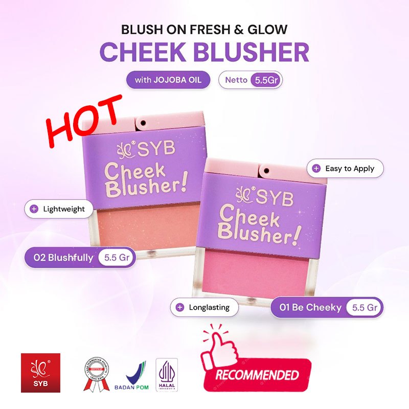 NEW SYB CHEEK BLUSHER [Blush On Fresh & Glow] 5.5Gr