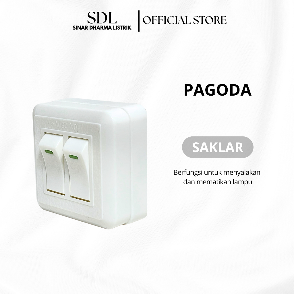 PAGODA Saklar Engkel OB Seri Piano P-902