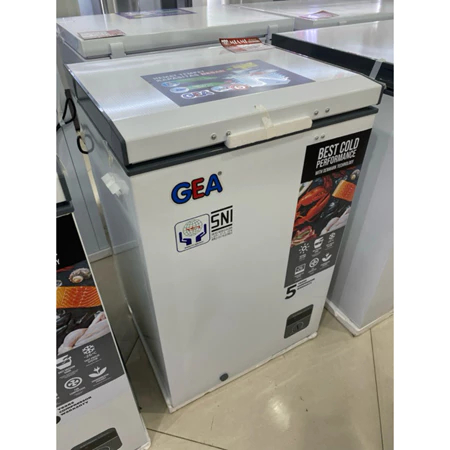 GEA Box Chest Freezer 100 Liter - AB-108R KULKAS BOX AB 108 R MESIN ES BOX GARANSI RESMI