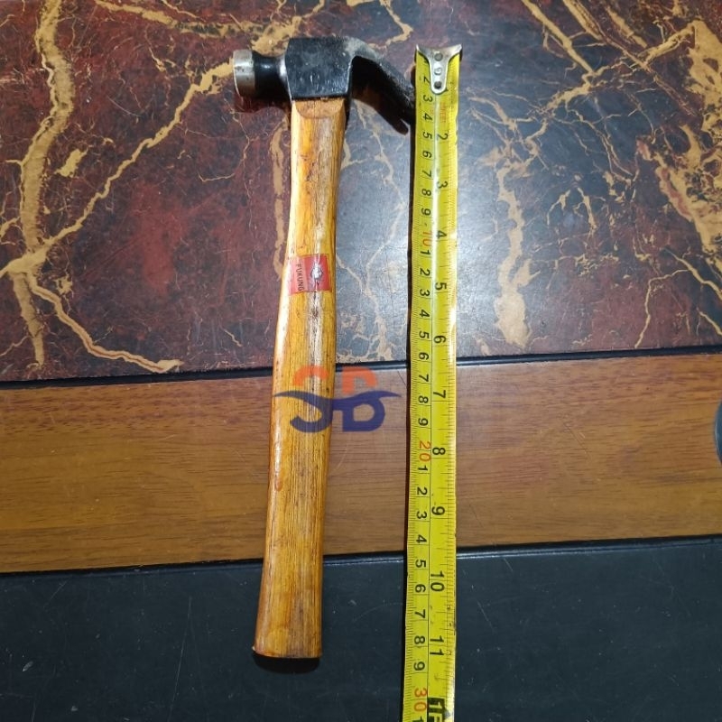 Martil Claw Hammer Palu Kambing Fukung kecil 8 oz/palu martil tanduk gagang kayu/palu cakar serbagun