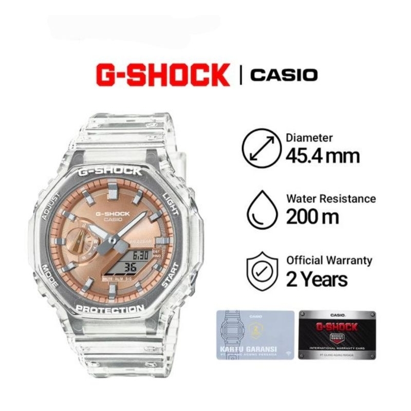 Casio G-Shock GA-2100BM-7A5 / GA-2100BM-7A5DR Original Garansi GAP 2 THN