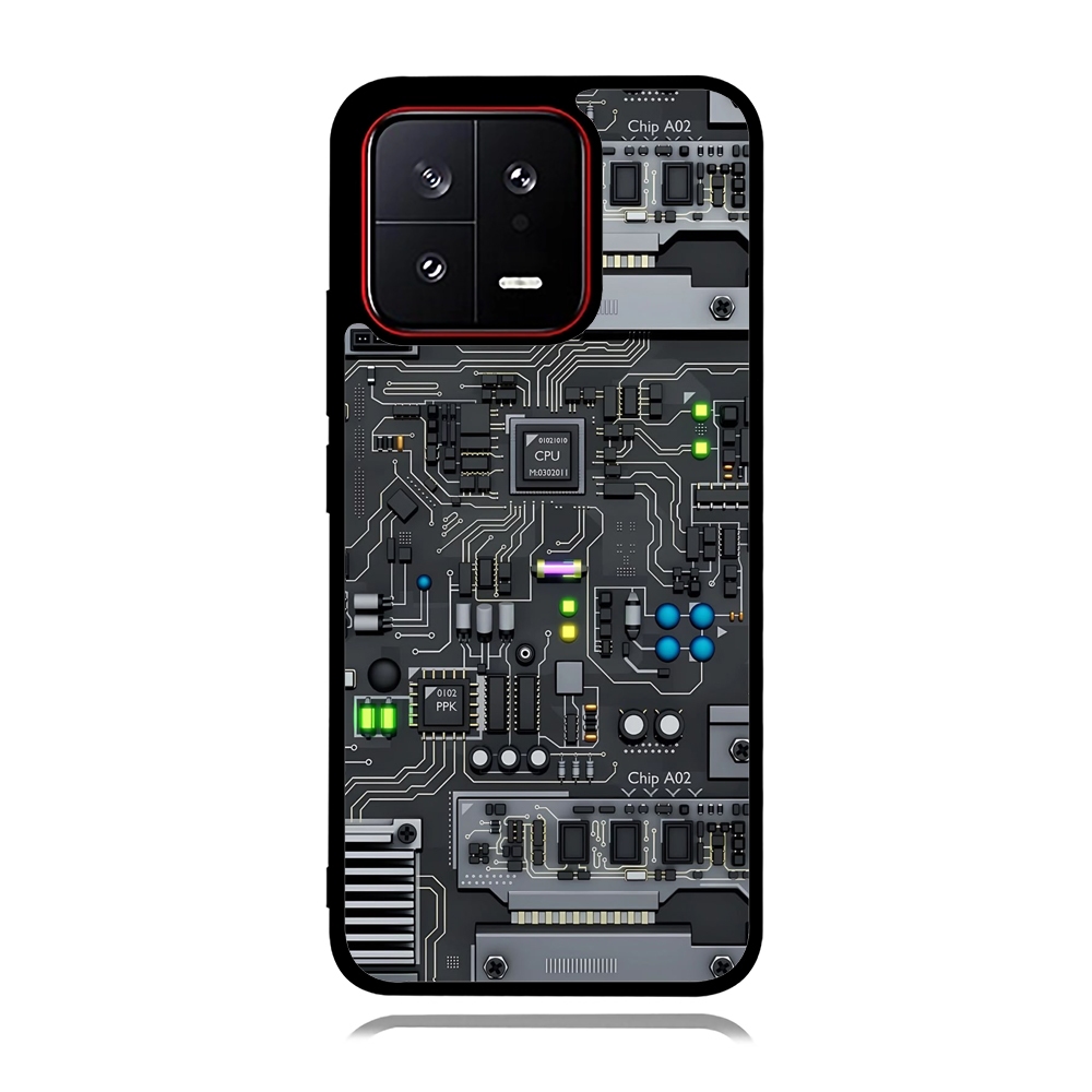 Case Xiaomi Mi 14 13 12 11 10 PRO  LITE ULTRA TPU Protection Custom PCB CPU chip Art