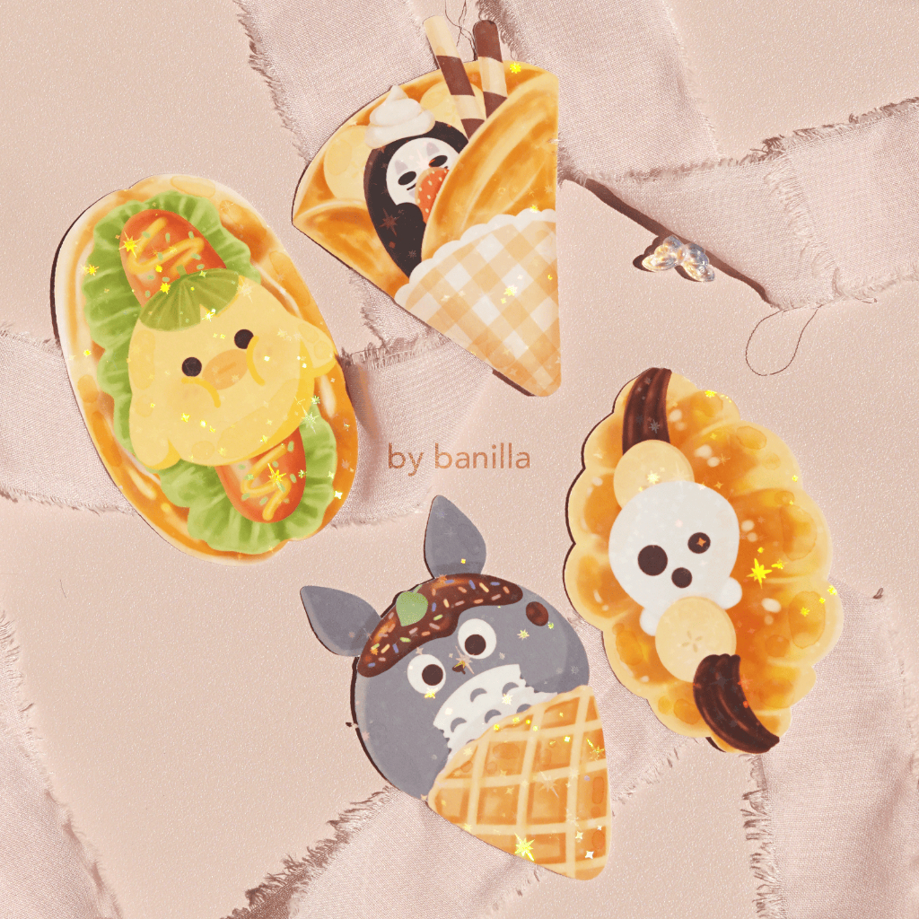

Ghibli Bakery Inspired Sticker Hologram